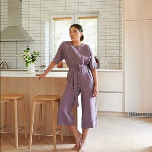 Linenfox “Olivia” linen jumpsuit